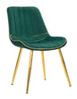 SEDIA PARIS VERT/OR ENSEMBLE 2 PZ CM 51X59X79