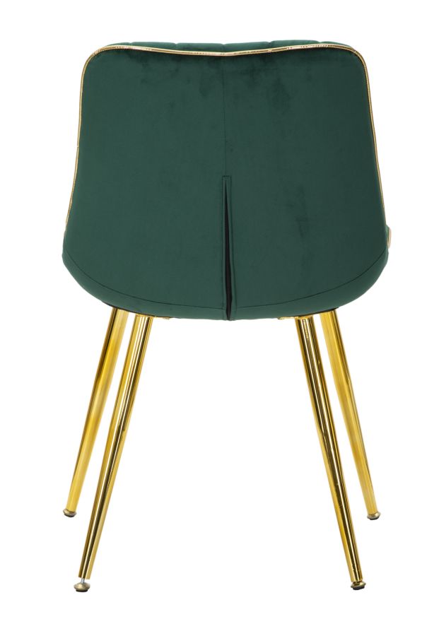 SEDIA PARIS VERT/OR ENSEMBLE 2 PZ CM 51X59X79