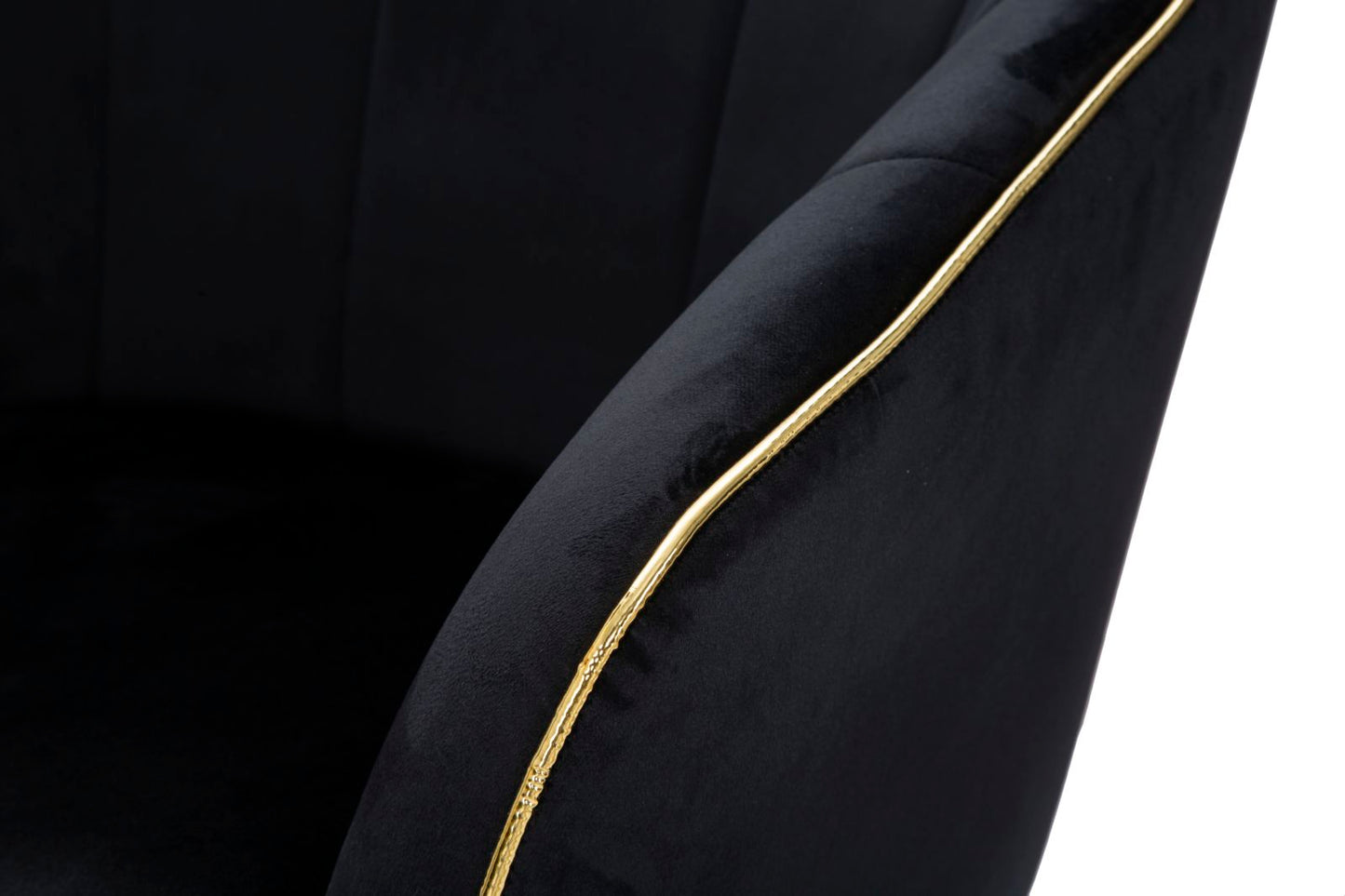 POLTRONA PARIS NERA/OR CM 62X58X78