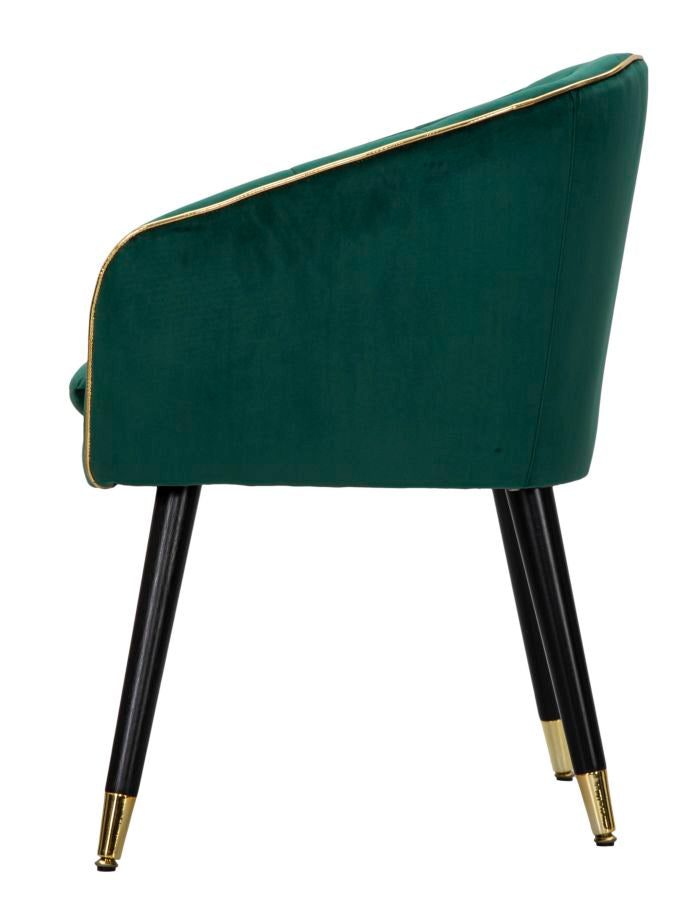 POLTRONA PARIS VERT/OR CM 62X58X78