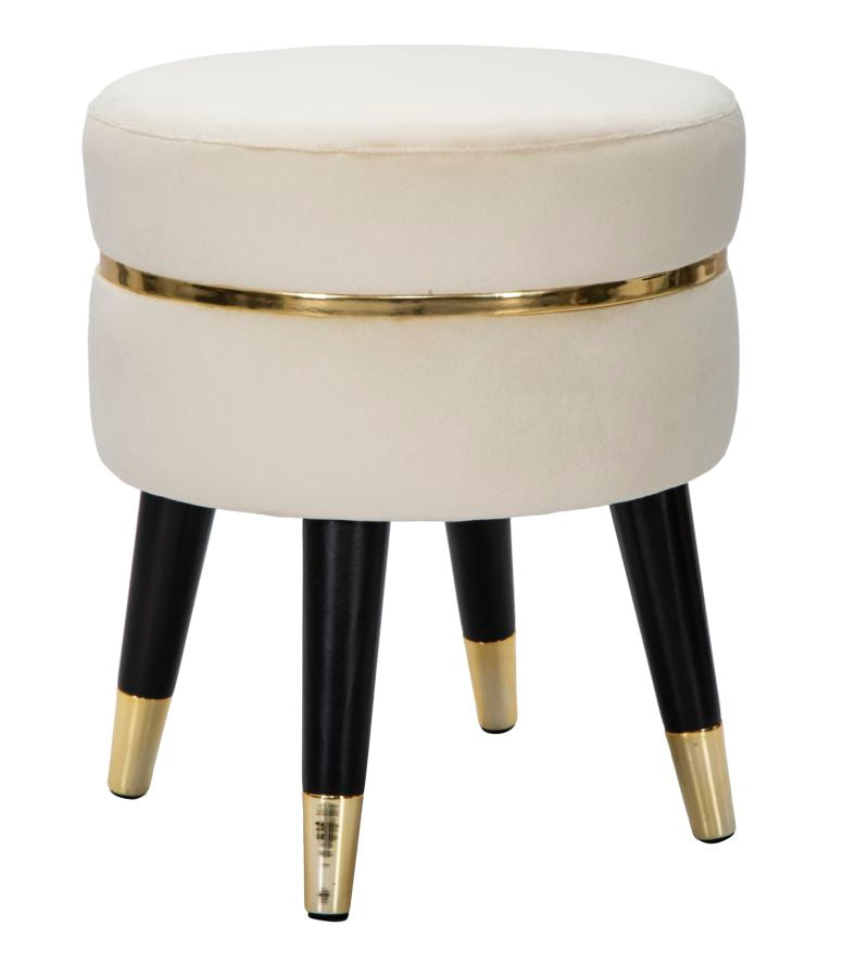 SGABELLO PARIS CREMA/OR CM ? 35X40,5