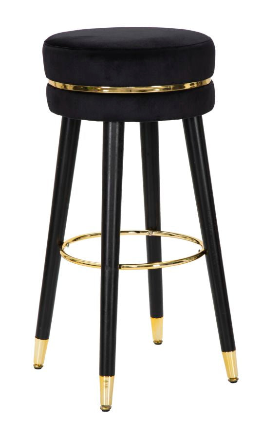 SGABELLO BAR PARIS N¨¦RO/OR CM ? 35X74