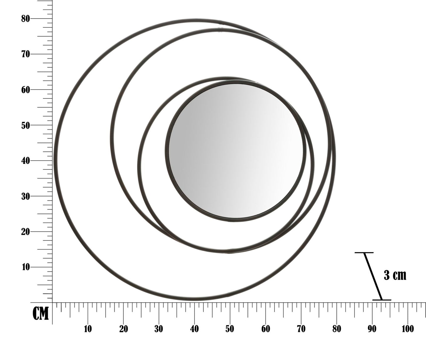 SPECCHIO FONC¨¦ CM ? 80X3