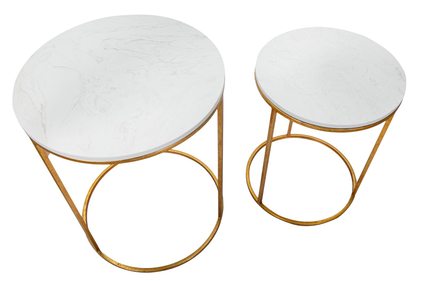 TAVOLINETTI SIMPLEMENT MARBRE COPPIA CM ? 52X63-42X53