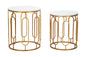 TAVOLINETTI TORY MARBRE COPPIA CM ? 46X55-39X48