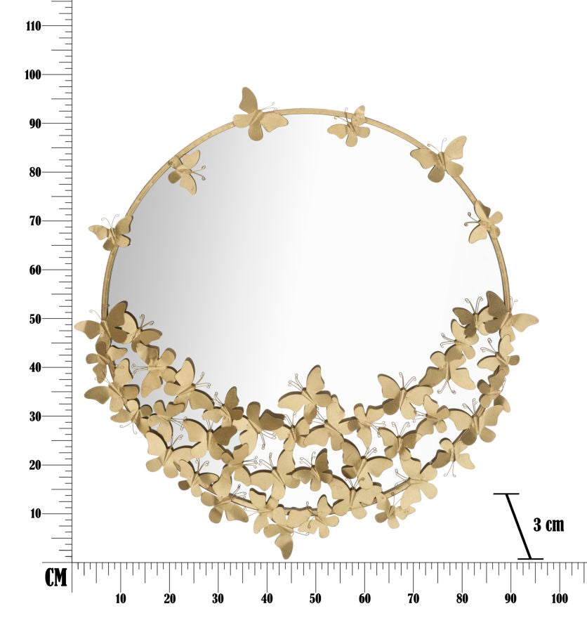 SPECCHIO FARFALLE ROND NOUVEAU CM ? 91X3X94