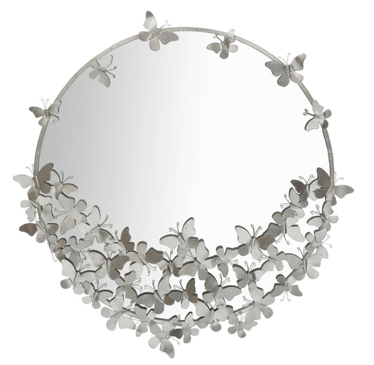 SPECCHIO FARFALLE ROND ARGENT CM ? 91X3X94