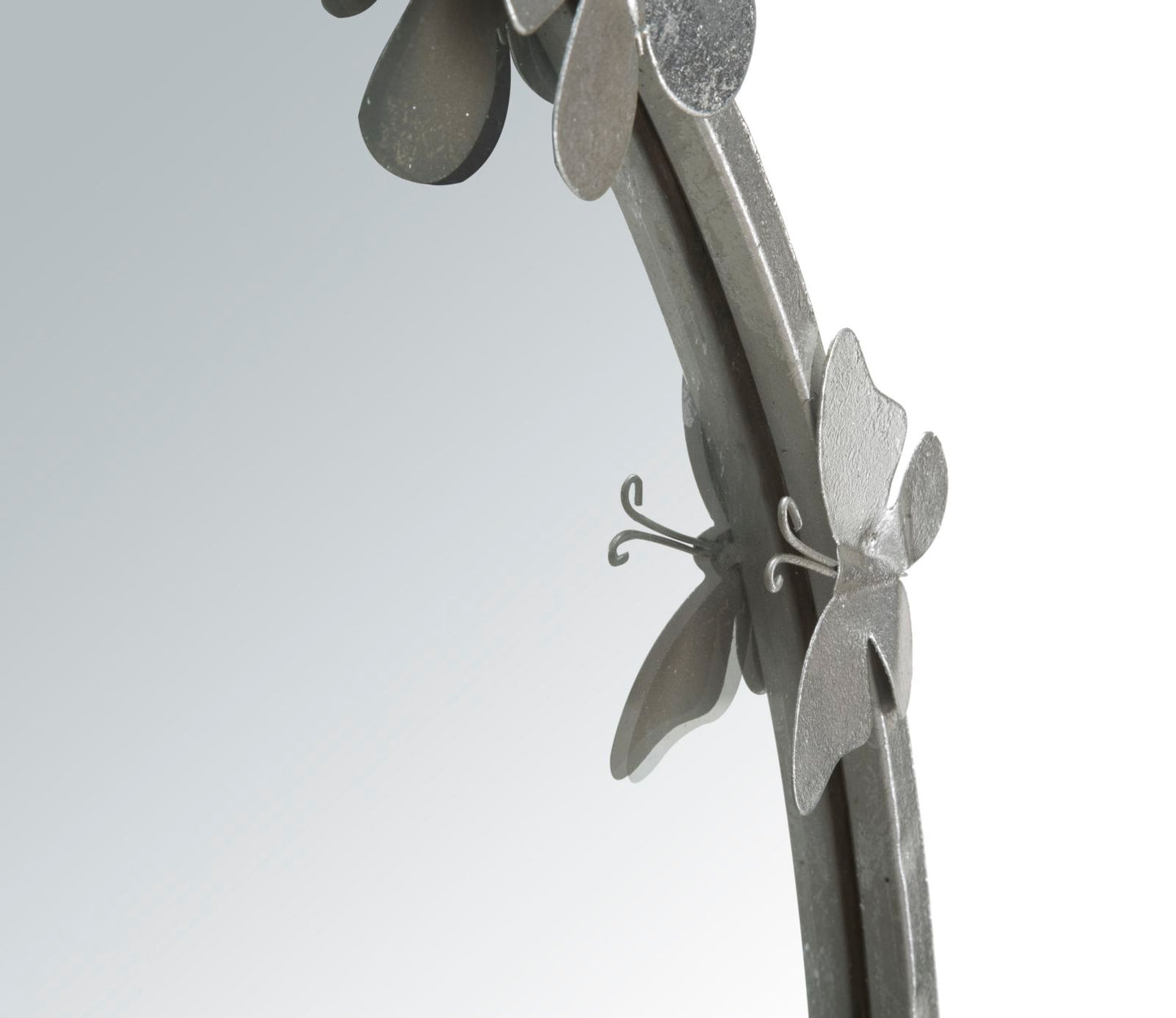 SPECCHIO FARFALLE ROND ARGENT CM ? 91X3X94