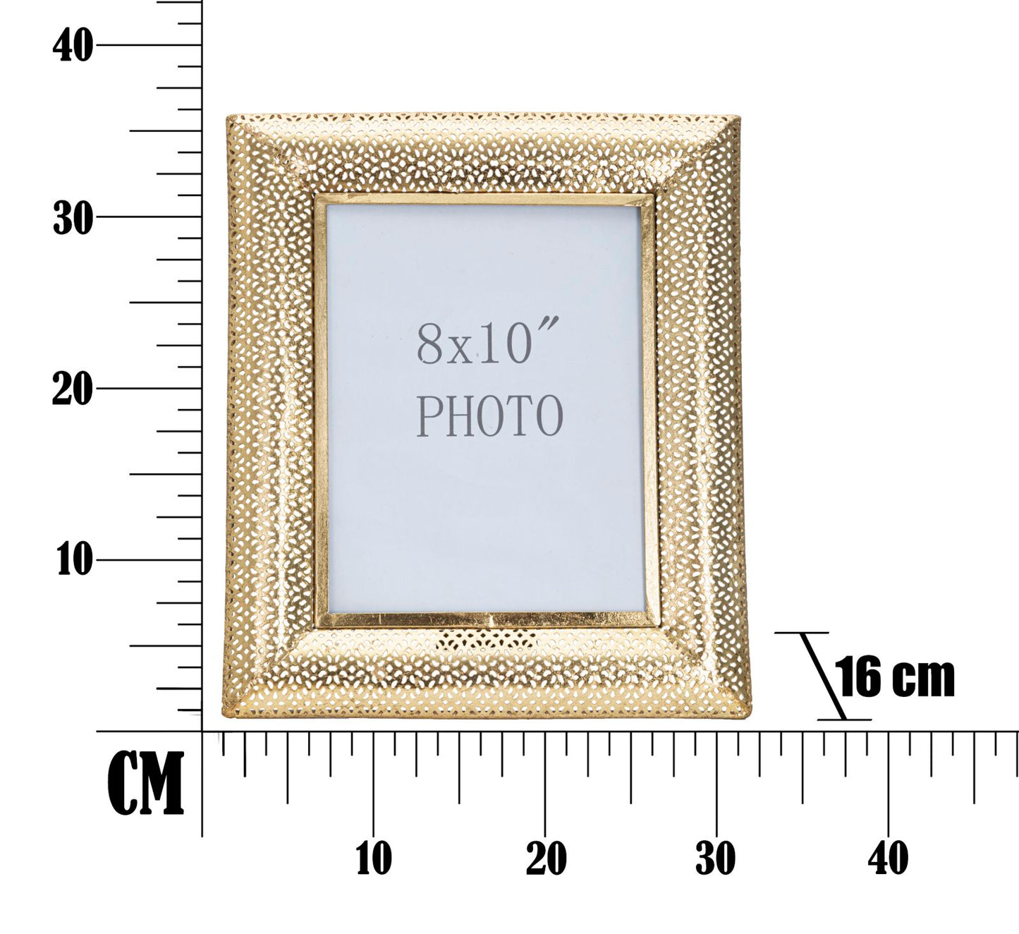 CORNICHE GLAM TROUS CM 31X16X36 (MISURA INTERNA CM 20X25)