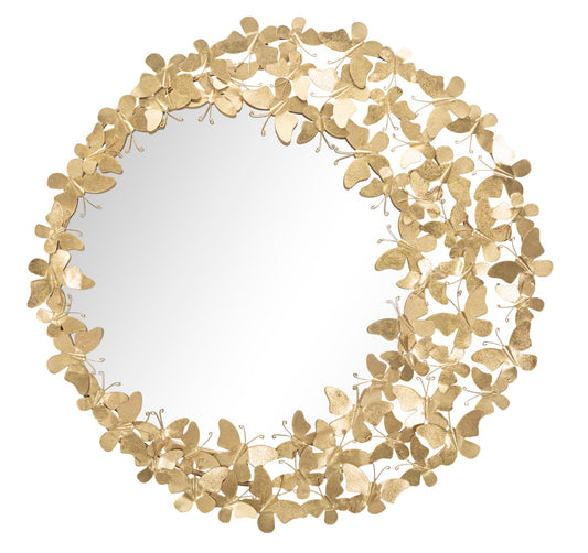 SPECCHIO GLAM PAPILLON VENT ? CM 81,5X3,5 (MISURA SPECCHIO CM ?55)