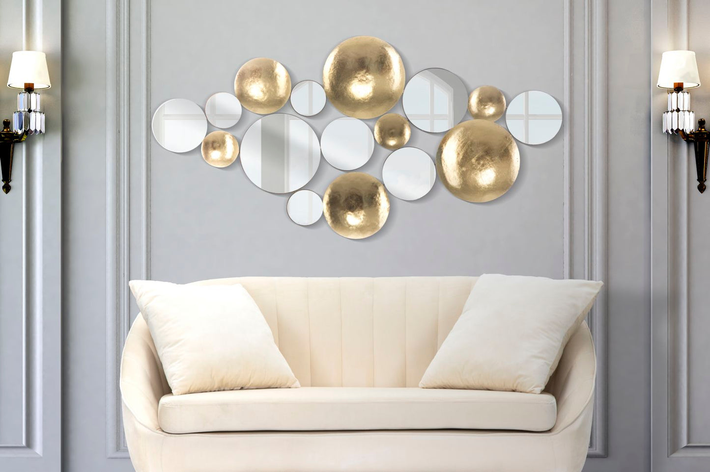 PANNELLO MIROIR OR GLAM CM 118X2,5X60