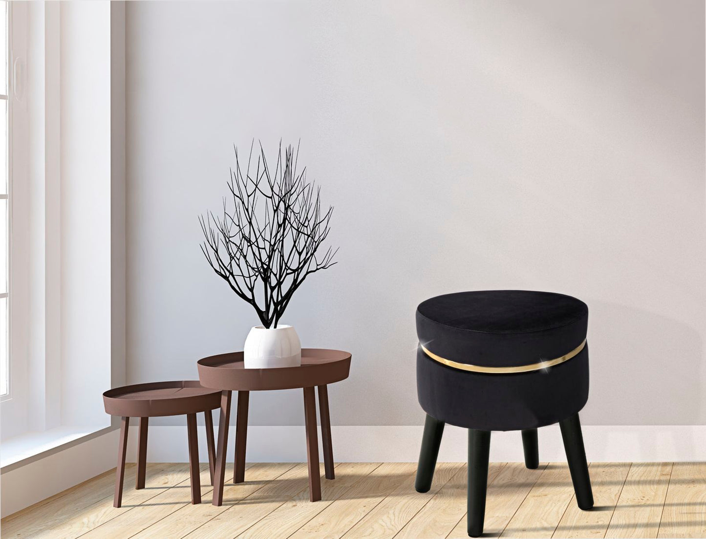 SGABELLO PARIS NOIR CM ? 35X40,5