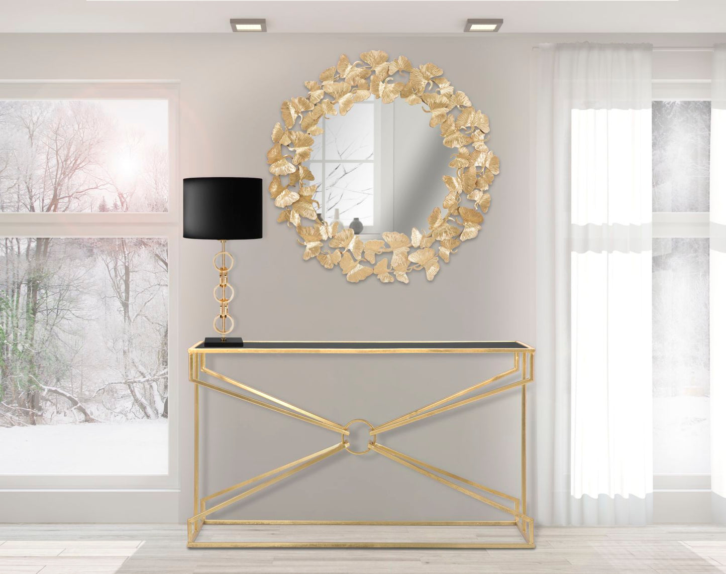 SPECCHIO FOGLIE ROND CM ? 87X2,5