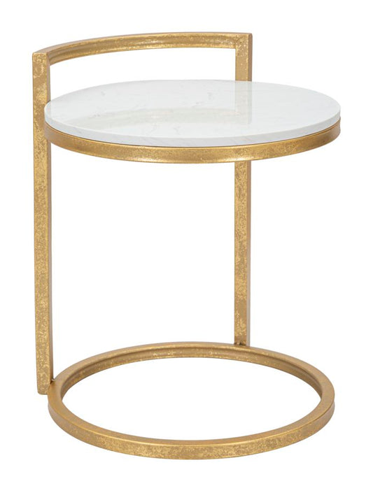 TAVOLINETTO ROND MARBRE CM 40X43X50