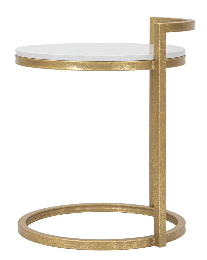 TAVOLINETTO ROND MARBRE CM 40X43X50