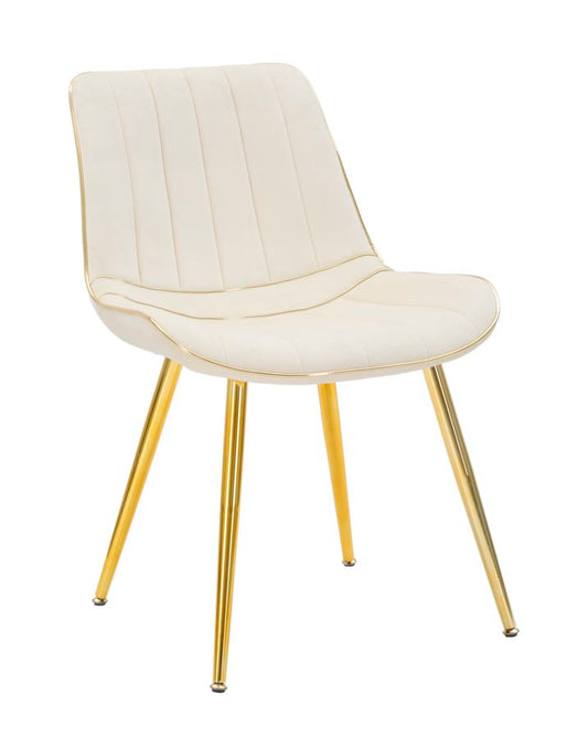 SEDIA PARIS CREMA/OR ENSEMBLE 2 PZ CM 51X59X79