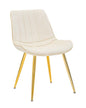 SEDIA PARIS CREMA/OR ENSEMBLE 2 PZ CM 51X59X79