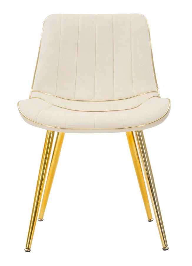 SEDIA PARIS CREMA/OR ENSEMBLE 2 PZ CM 51X59X79