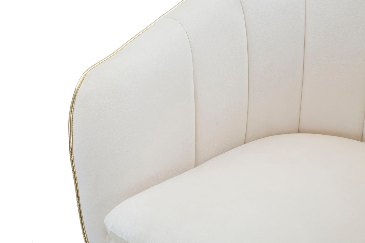 POLTRONA PARIS CREMA/OR CM 62X58X78