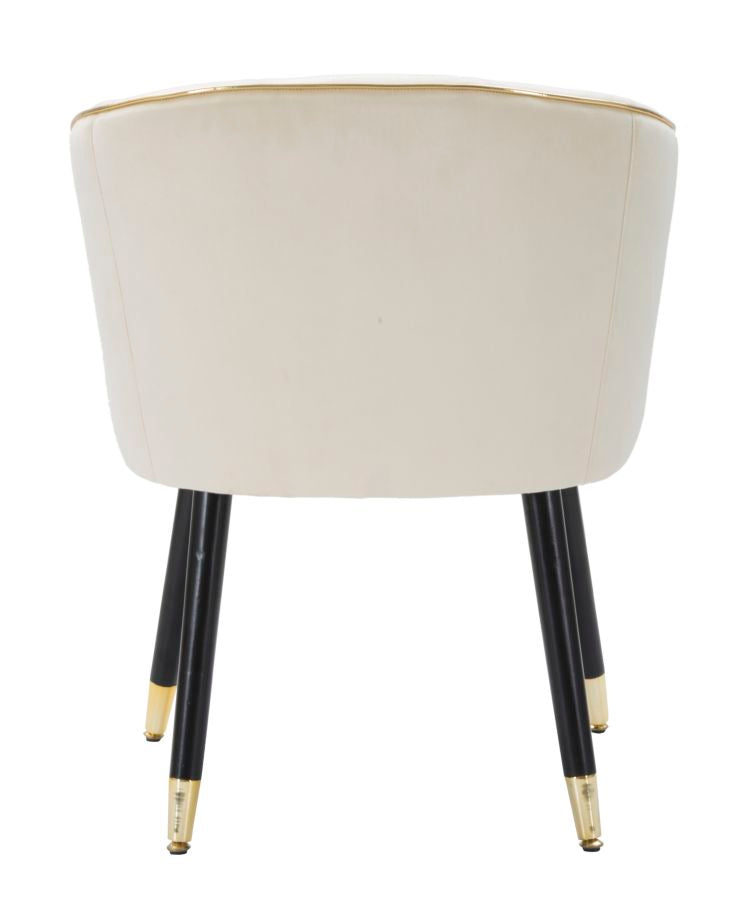 POLTRONA PARIS CREMA/OR CM 62X58X78