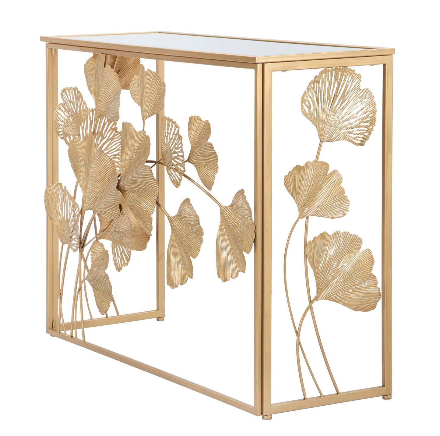 CONSOLE EN FEUILLE FERRO CM 108X36,5X80