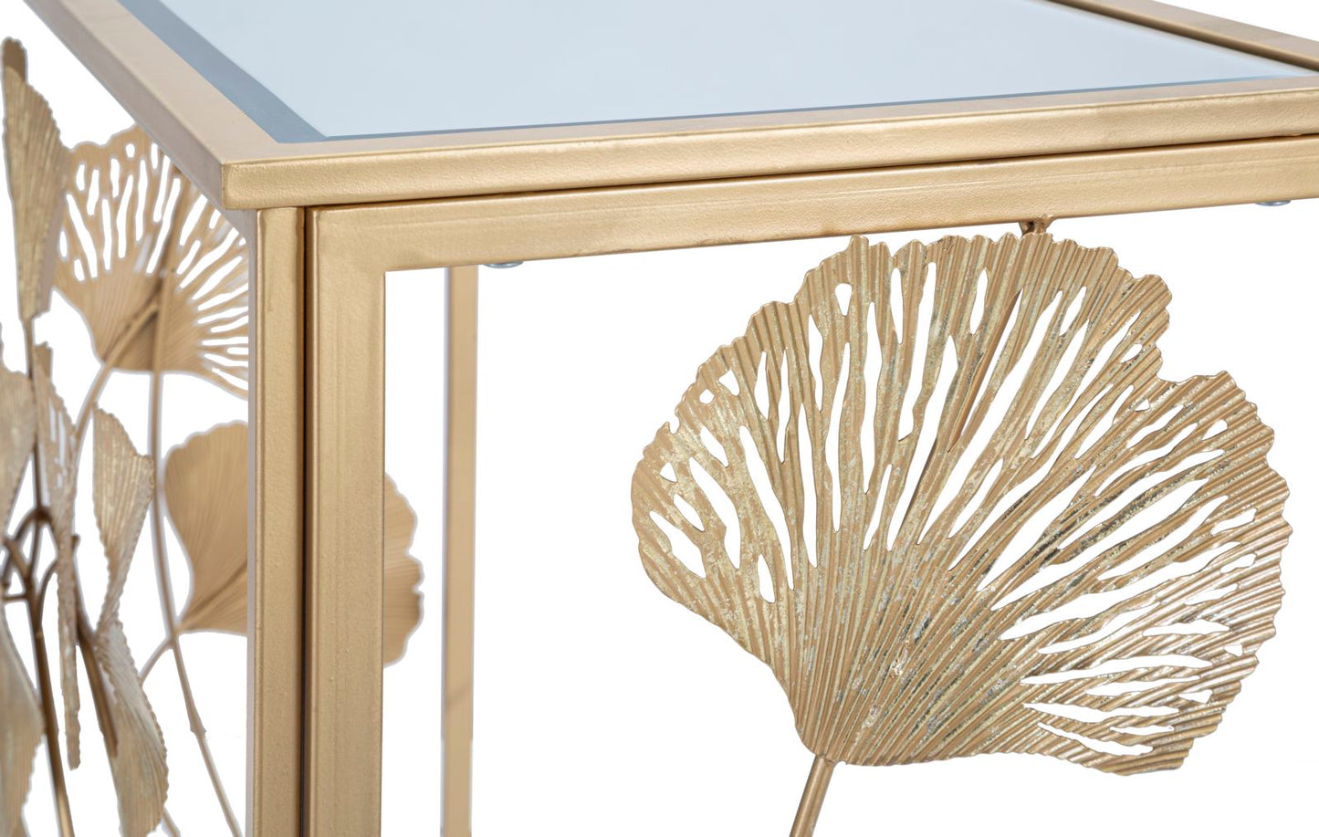 CONSOLE EN FEUILLE FERRO CM 108X36,5X80