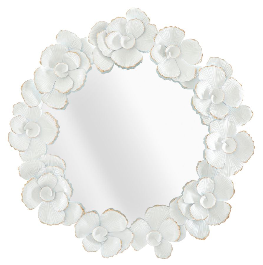 SPECCHIO FLEUR BLANCHE CM 82X2,6X85,5