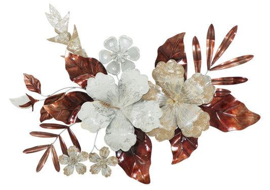 PANNEAU EN FERRO BOUQUET CM 83X8,5X55