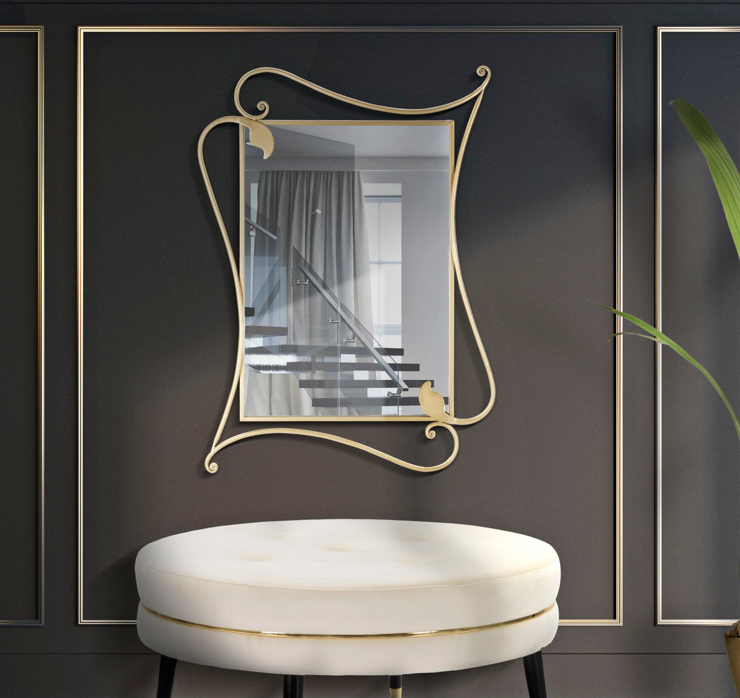 SPECCHIO P¨¦TALE CM 80X4X110