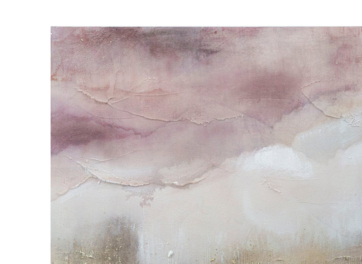 DIPINTO SU TELA ROSE MONTAGNE CM 80X2,7X60