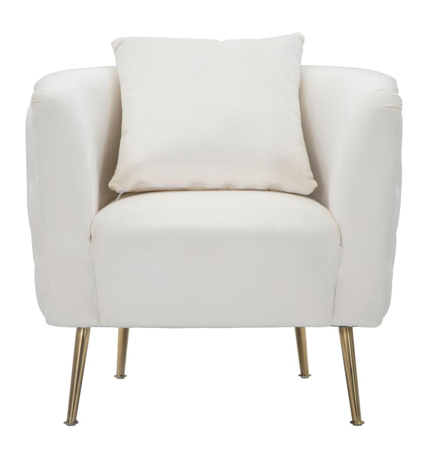POLTRONA BUCAREST CREMA CM 76X74X73