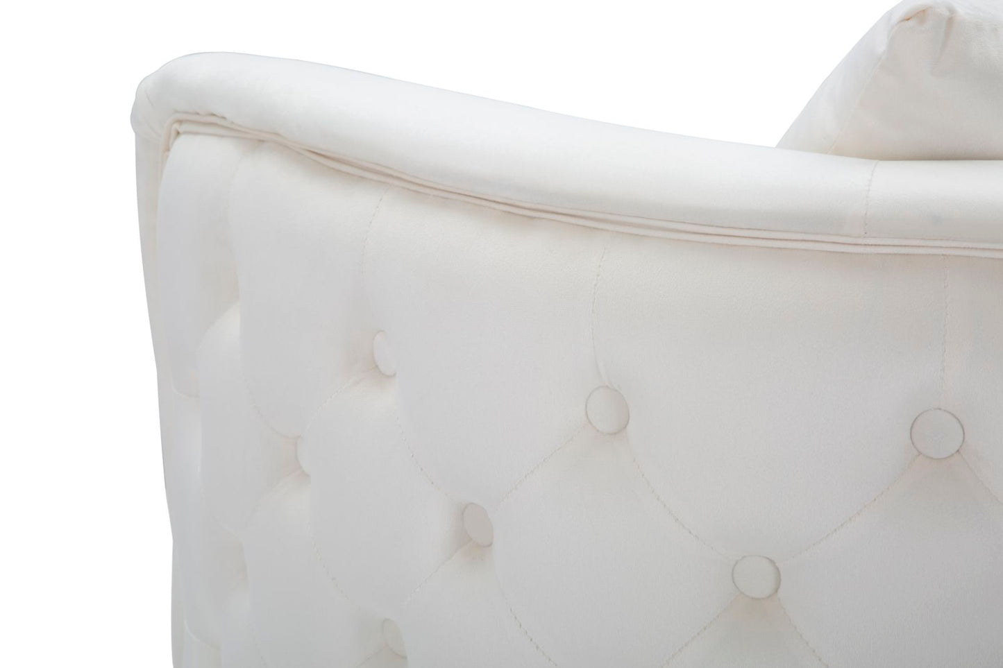 POLTRONA BUCAREST CREMA CM 76X74X73