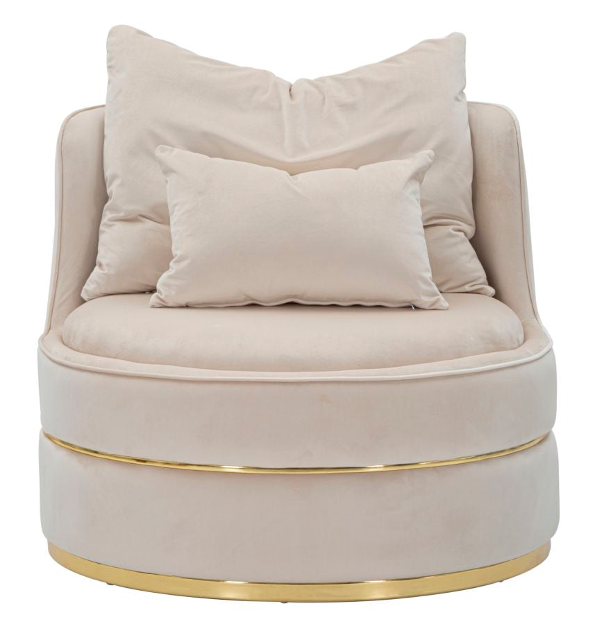 POLTRONA PARIS ESPACE CREMA/OR CM ? 84X72