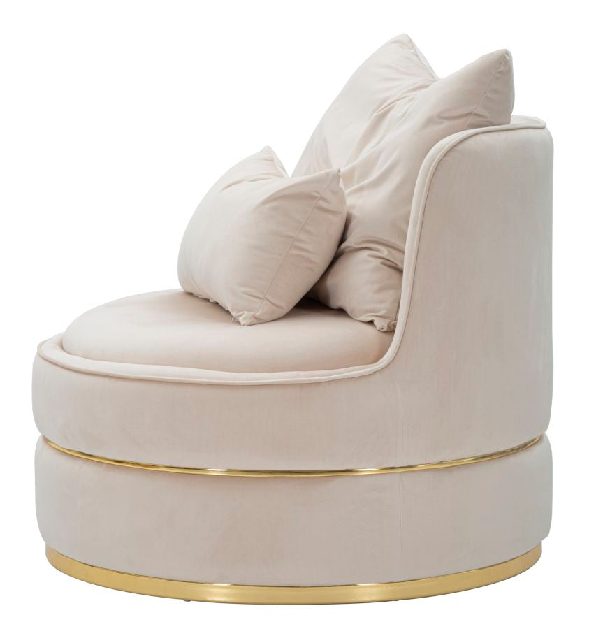 POLTRONA PARIS ESPACE CREMA/OR CM ? 84X72