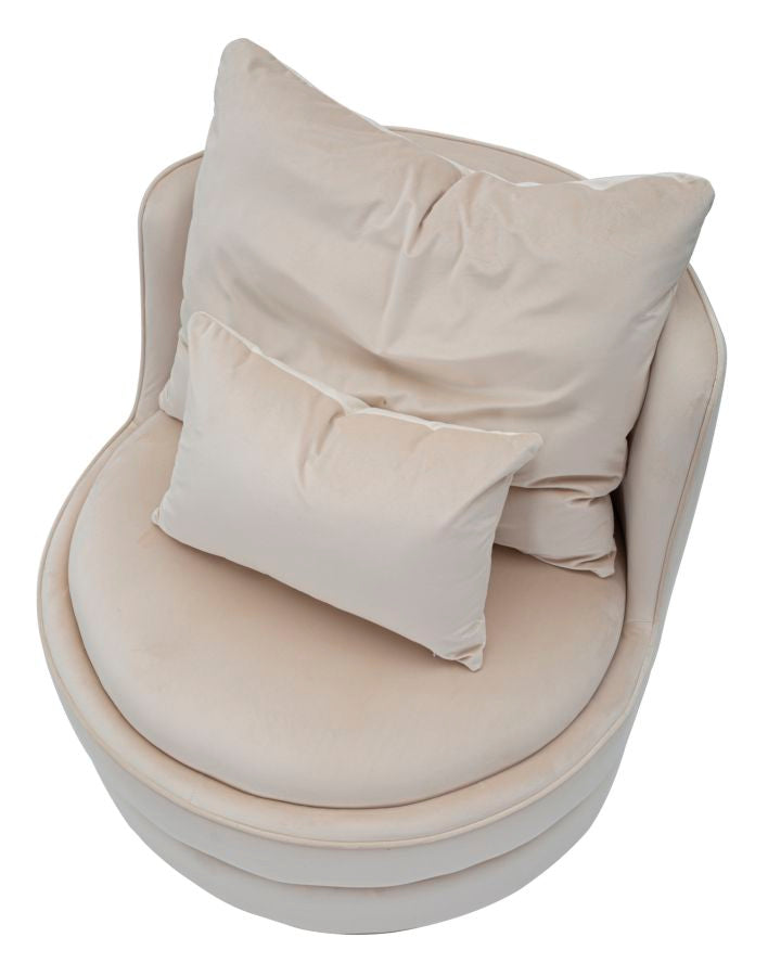 POLTRONA PARIS ESPACE CREMA/OR CM ? 84X72