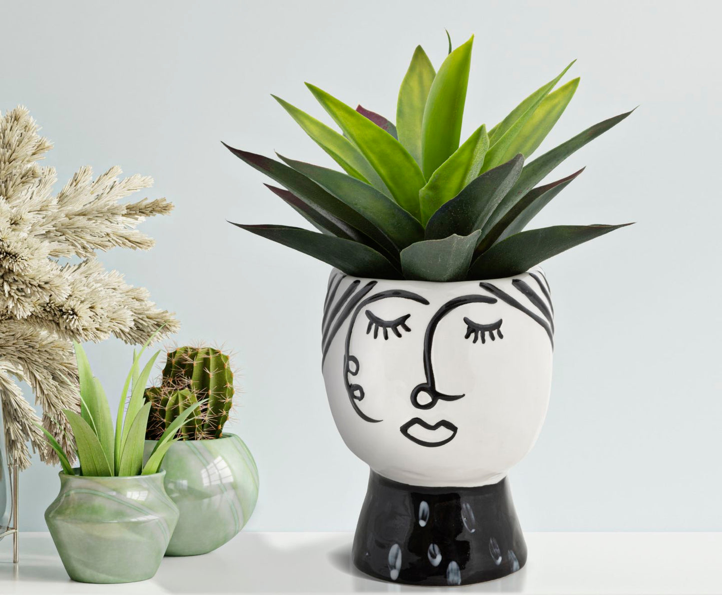 VASO POT FACE CM ? 14X18,2