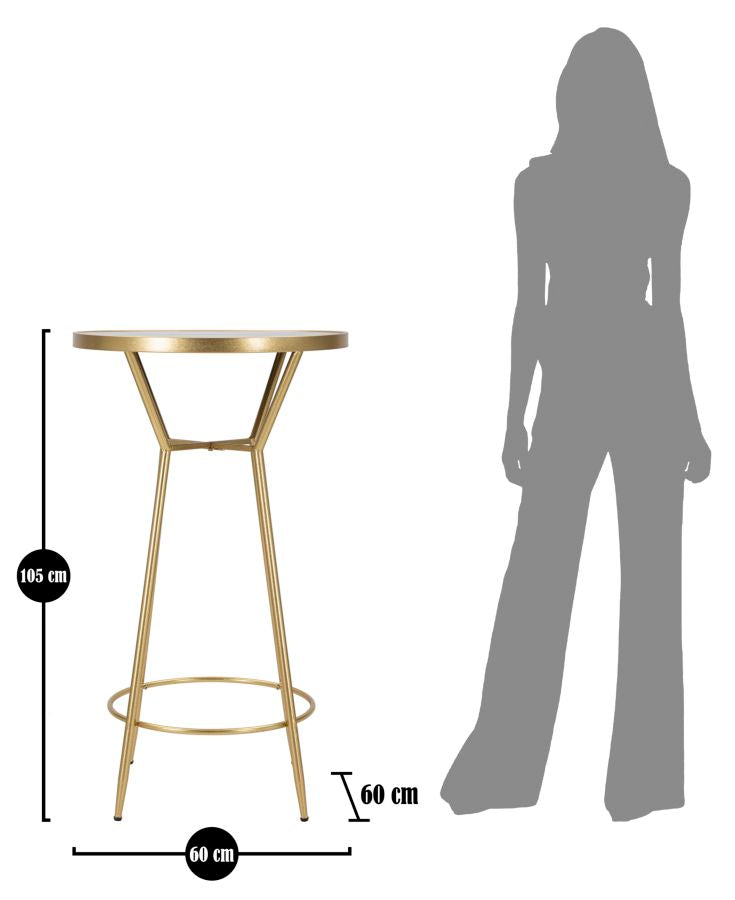 TAVOLO BAR CERCLE CM ? 60X105