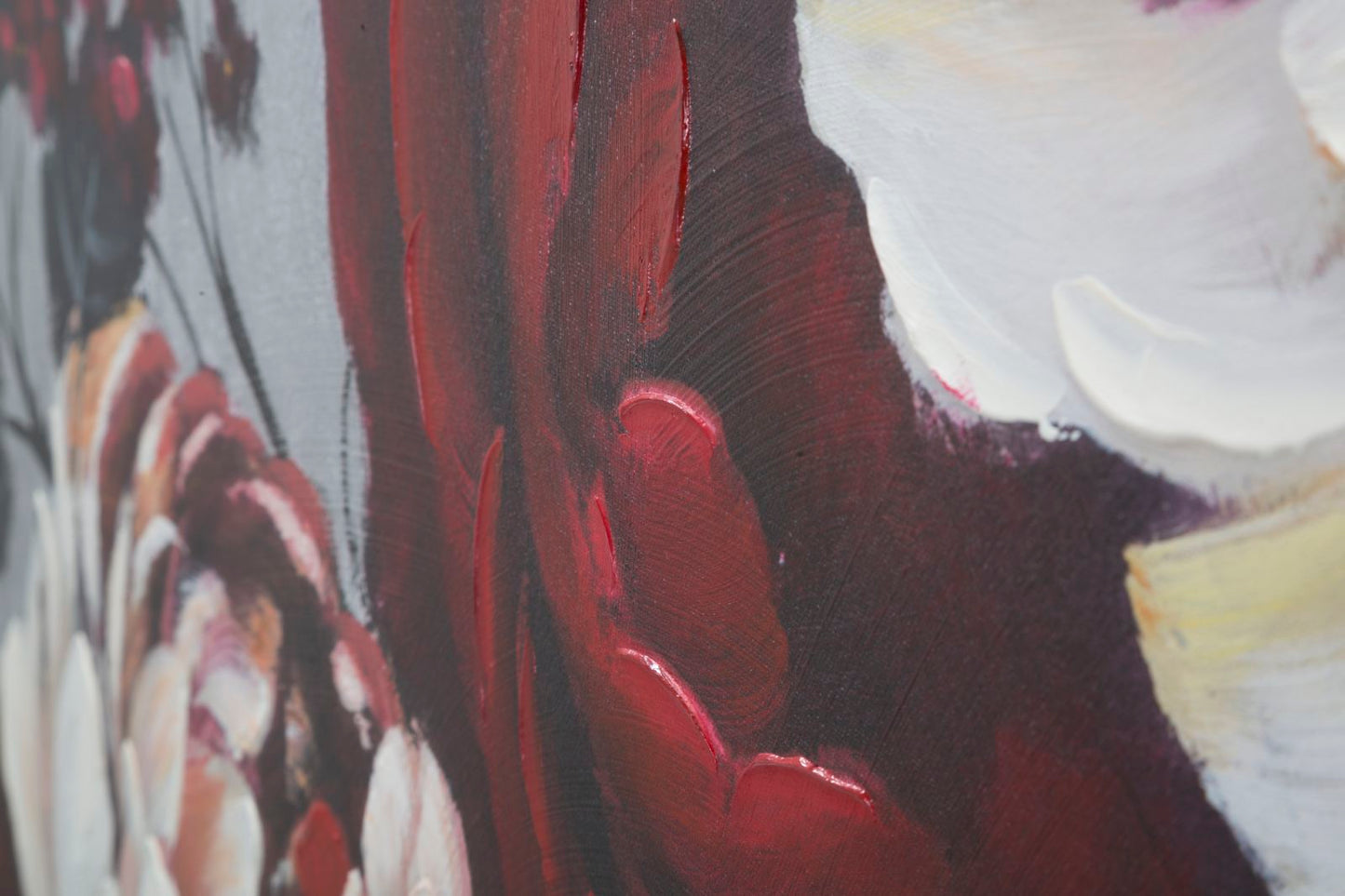 DIPINTO SU TELA ¨¦CLAIRAGE FLEUR BLANC/ROUGE
150X3,8X76