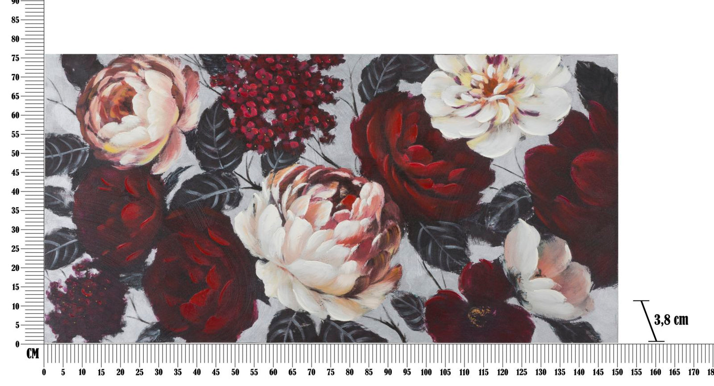 DIPINTO SU TELA ¨¦CLAIRAGE FLEUR BLANC/ROUGE
150X3,8X76