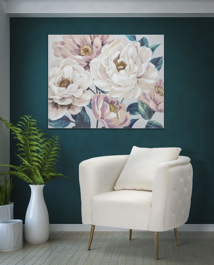 DIPINTO SU TELA FLEUR DOUCE CM 
100X3,7X80