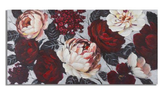 DIPINTO SU TELA ¨¦CLAIRAGE FLEUR BLANC/ROUGE
150X3,8X76