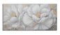 DIPINTO SU TELA BLANC/OR FLEUR CM 
140X3,7X70