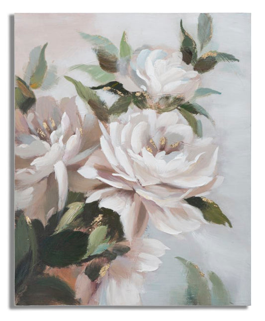 DIPINTO SU TELA FLEUR&FEUILLE CM 100X3,7X80