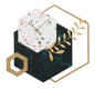 OROLOGIO DA MURO HEXAGONE CM 
62X4,5X62