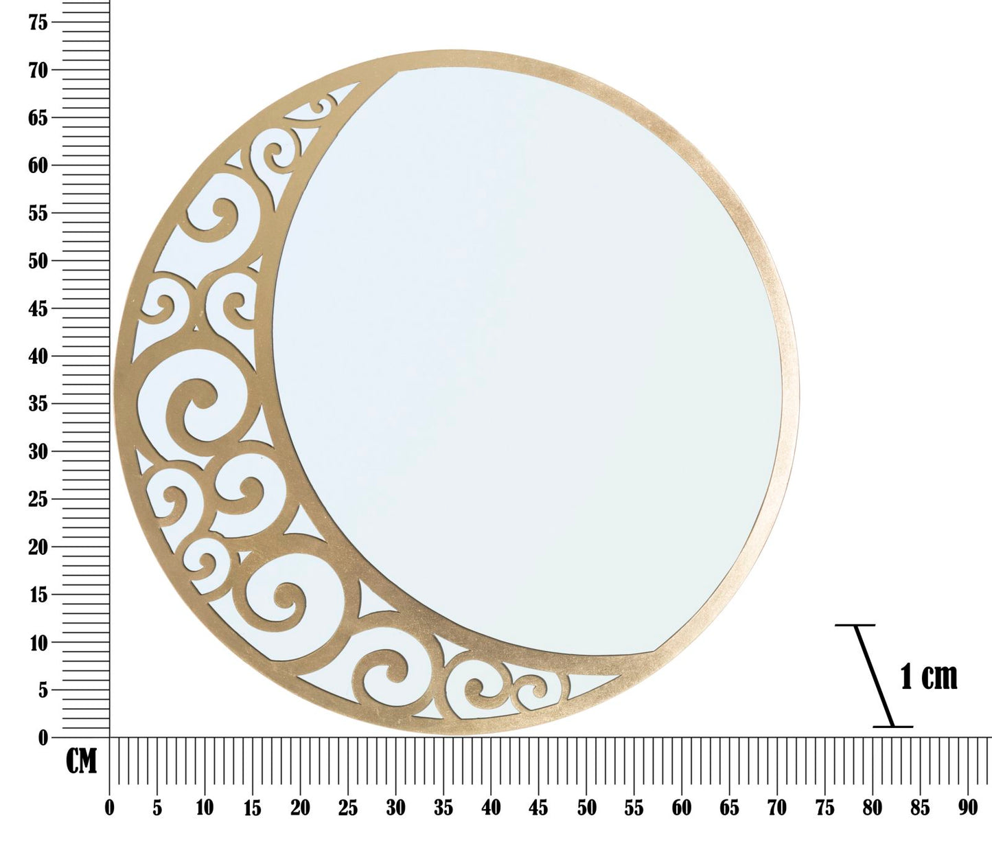 SPECCHIO LUNA ASTRATTA CM ? 72X1