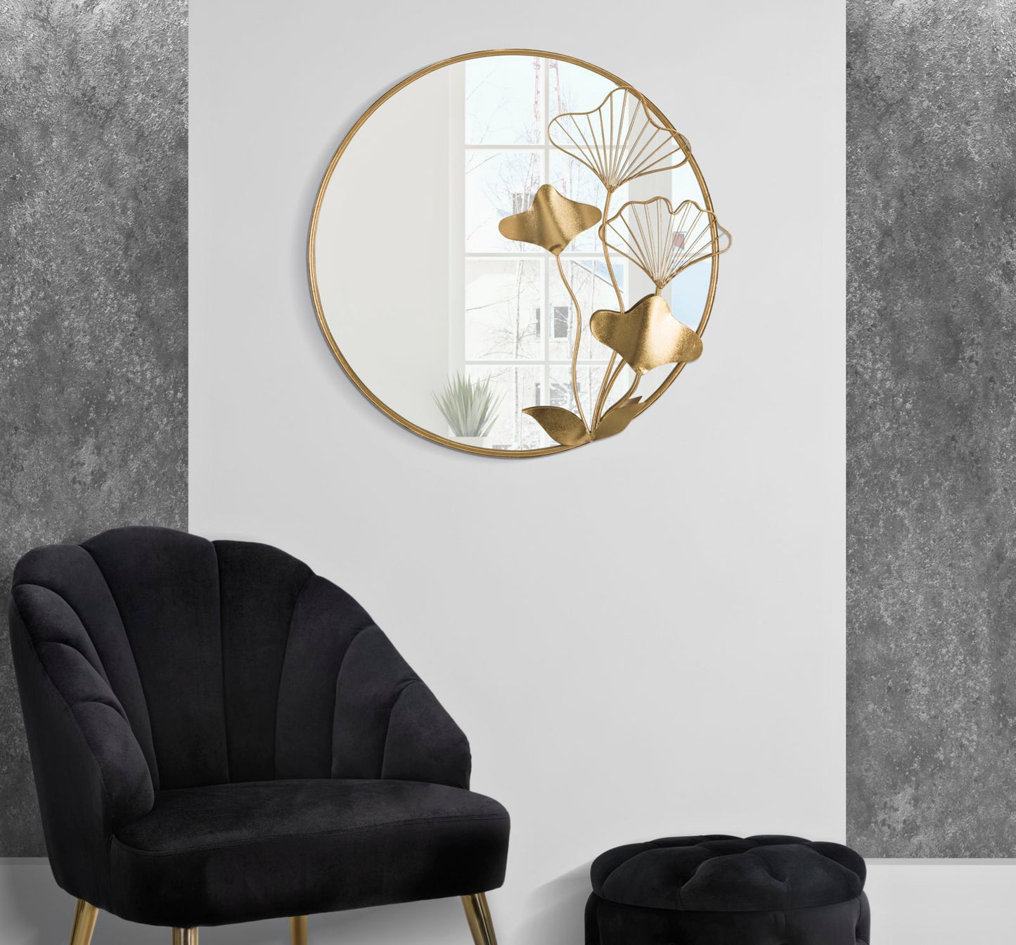SPECCHIO AVEC FLEUR CM 75X3,5X72