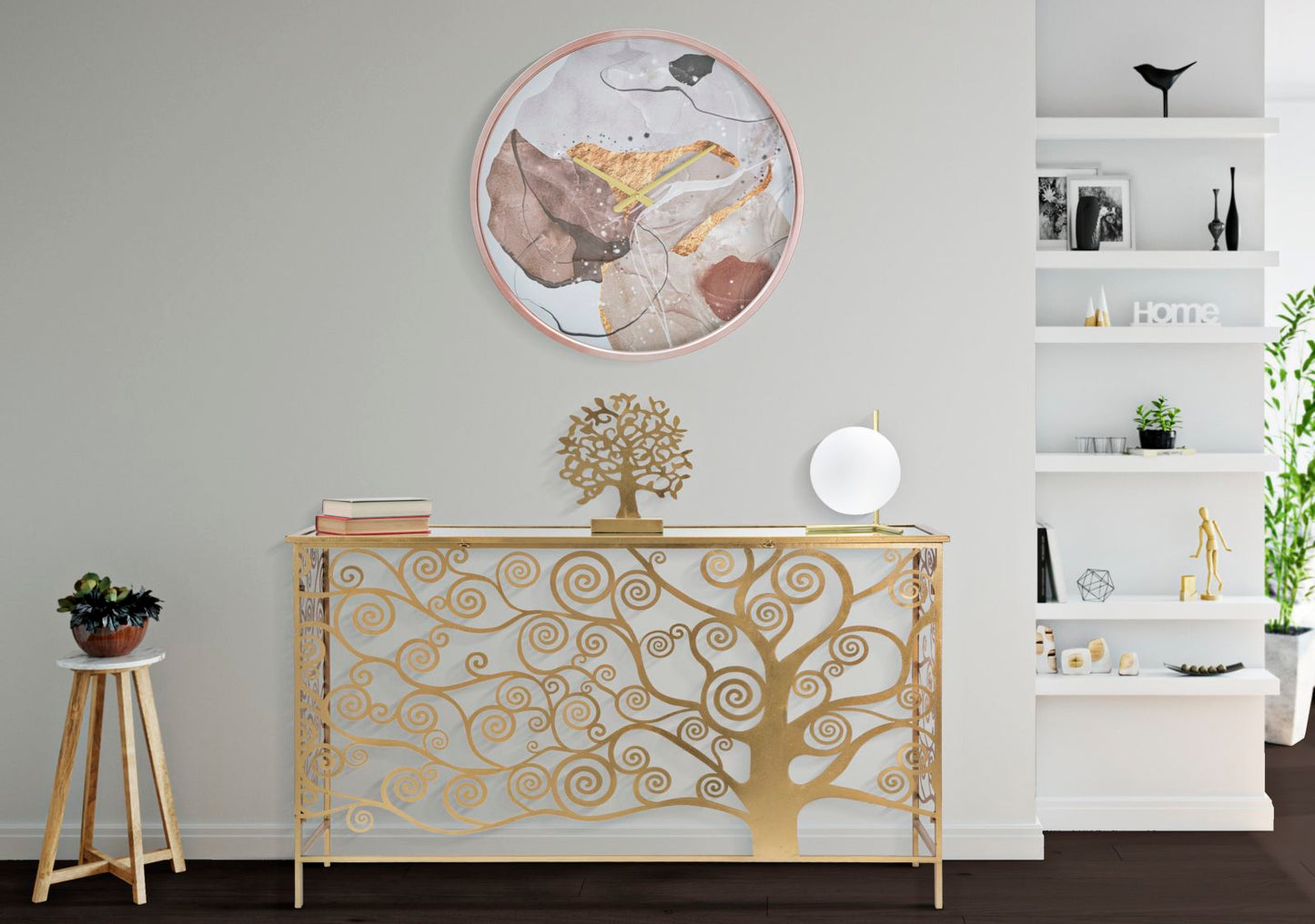 OROLOGIO DA MURO ART ROSE CM ? 60X6