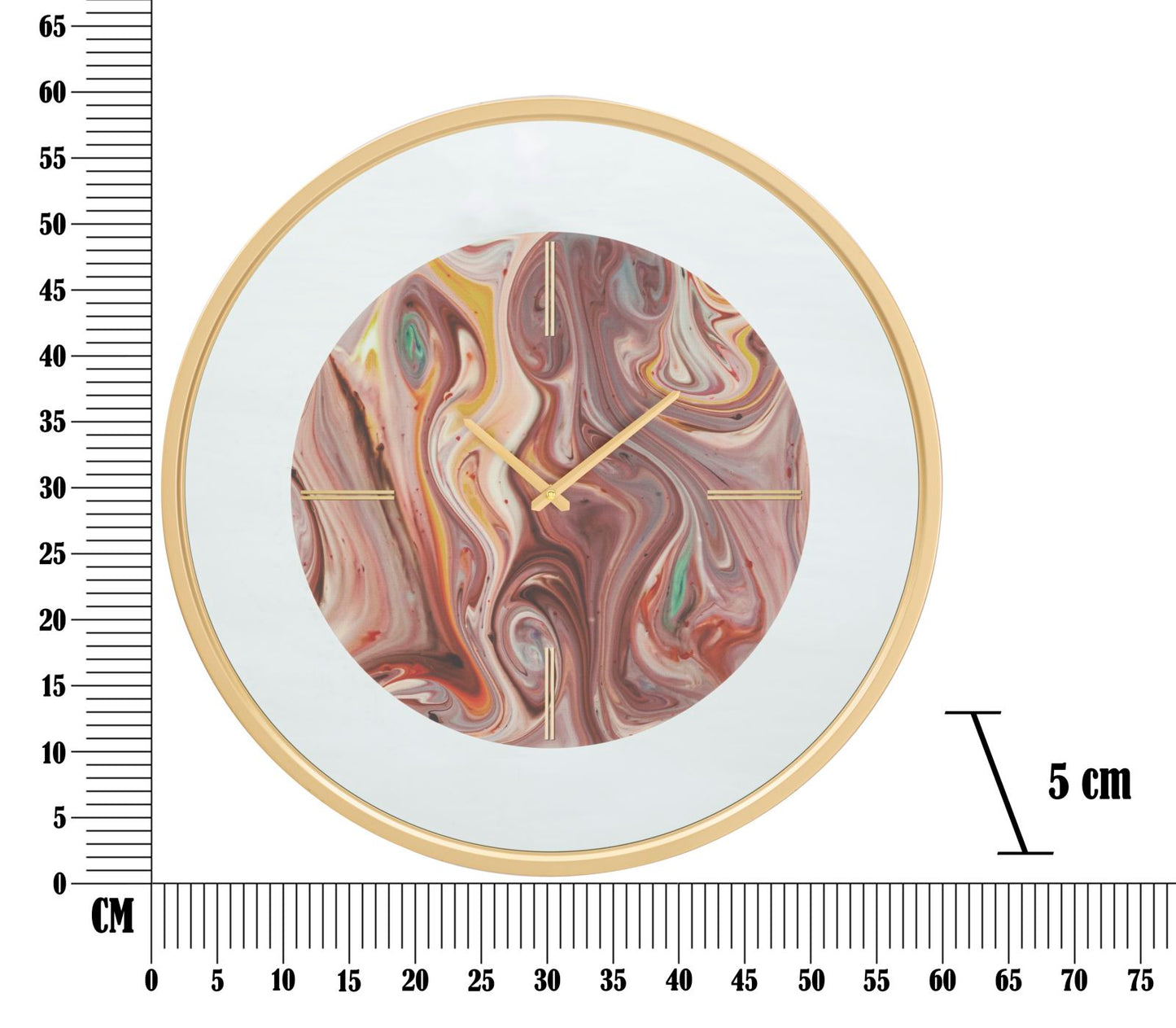 OROLOGIO DA MURO MIROIR MIX CM ? 60X5