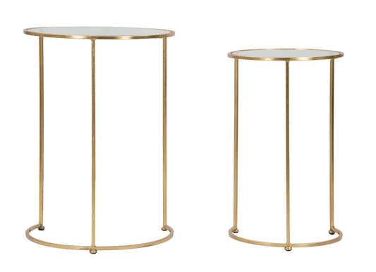 TAVOLINETTI GLAM SIMPLEMENT COPPIA CM ? 44,5X63-34,5X56,5