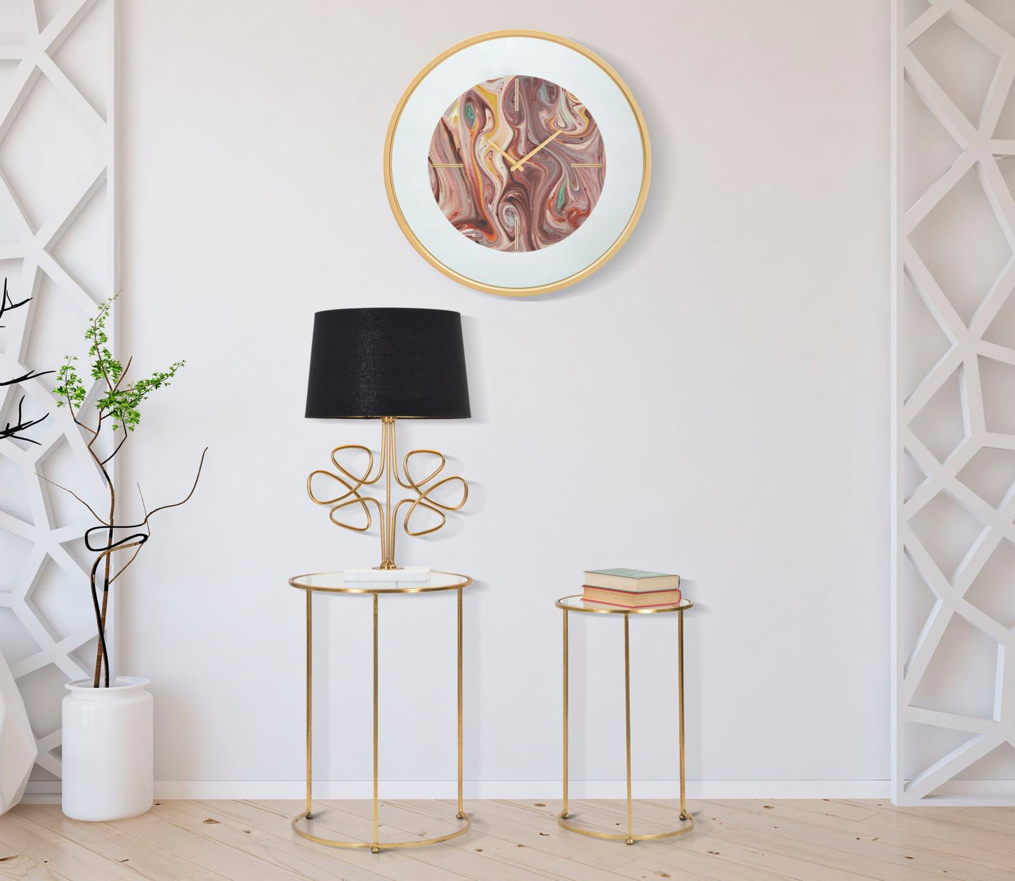 TAVOLINETTI GLAM SIMPLEMENT COPPIA CM ? 44,5X63-34,5X56,5